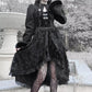 Black Velvet Gothic Slip Dress