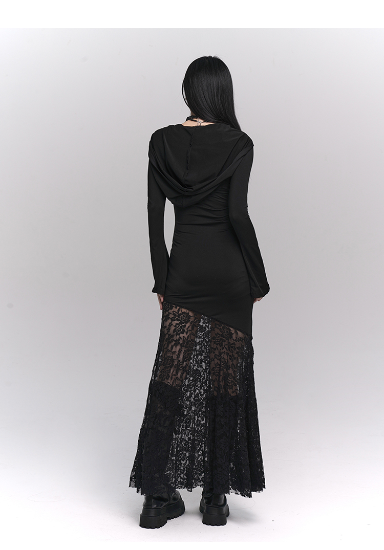 Ghostly Gothic Lace Dress