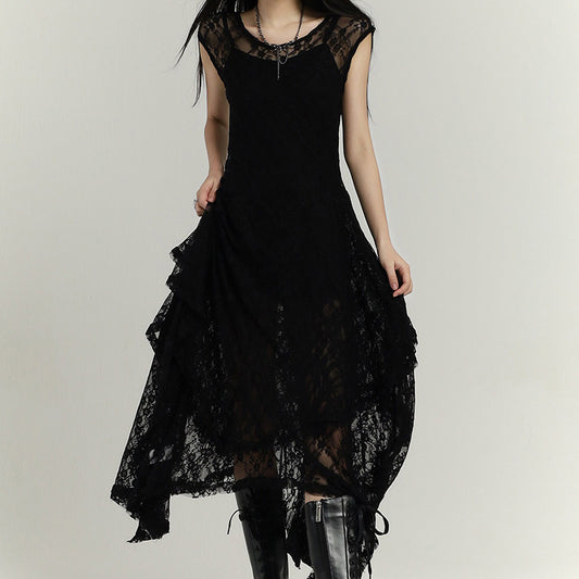 Vintage Gothic Lace Dress