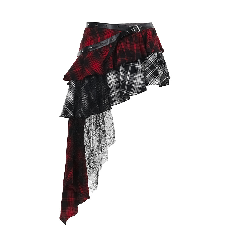 Gothic plaid skirt