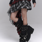 Gothic plaid skirt