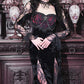 Black Gothic Lace Mermaid Dress