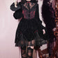 Puff Sleeve Gothic Lace Dress