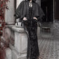 Gothic Lace Cape Shawl with Hood